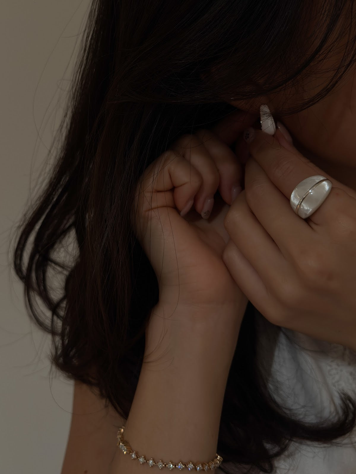 BOLD DOME RING [IVORY]