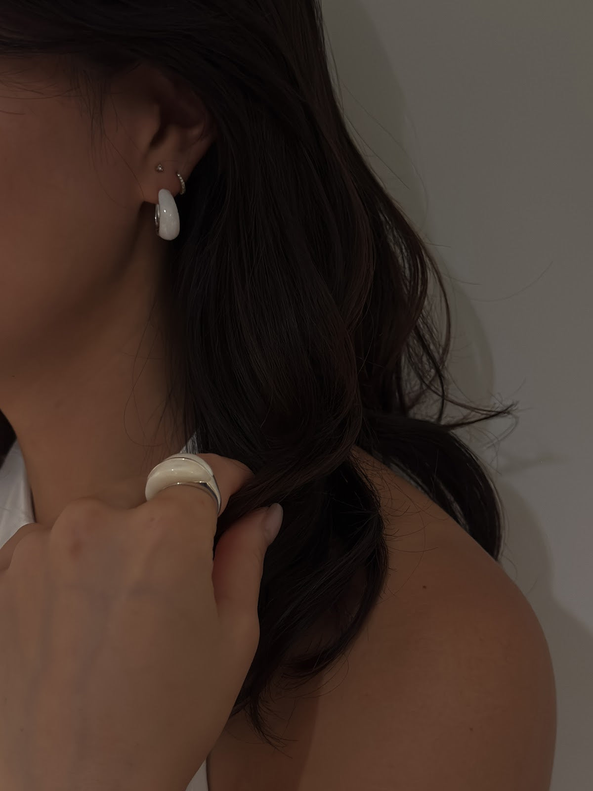 BOLD DOME RING [IVORY]