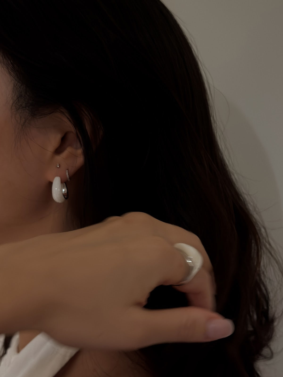 BOLD DOME RING [IVORY]