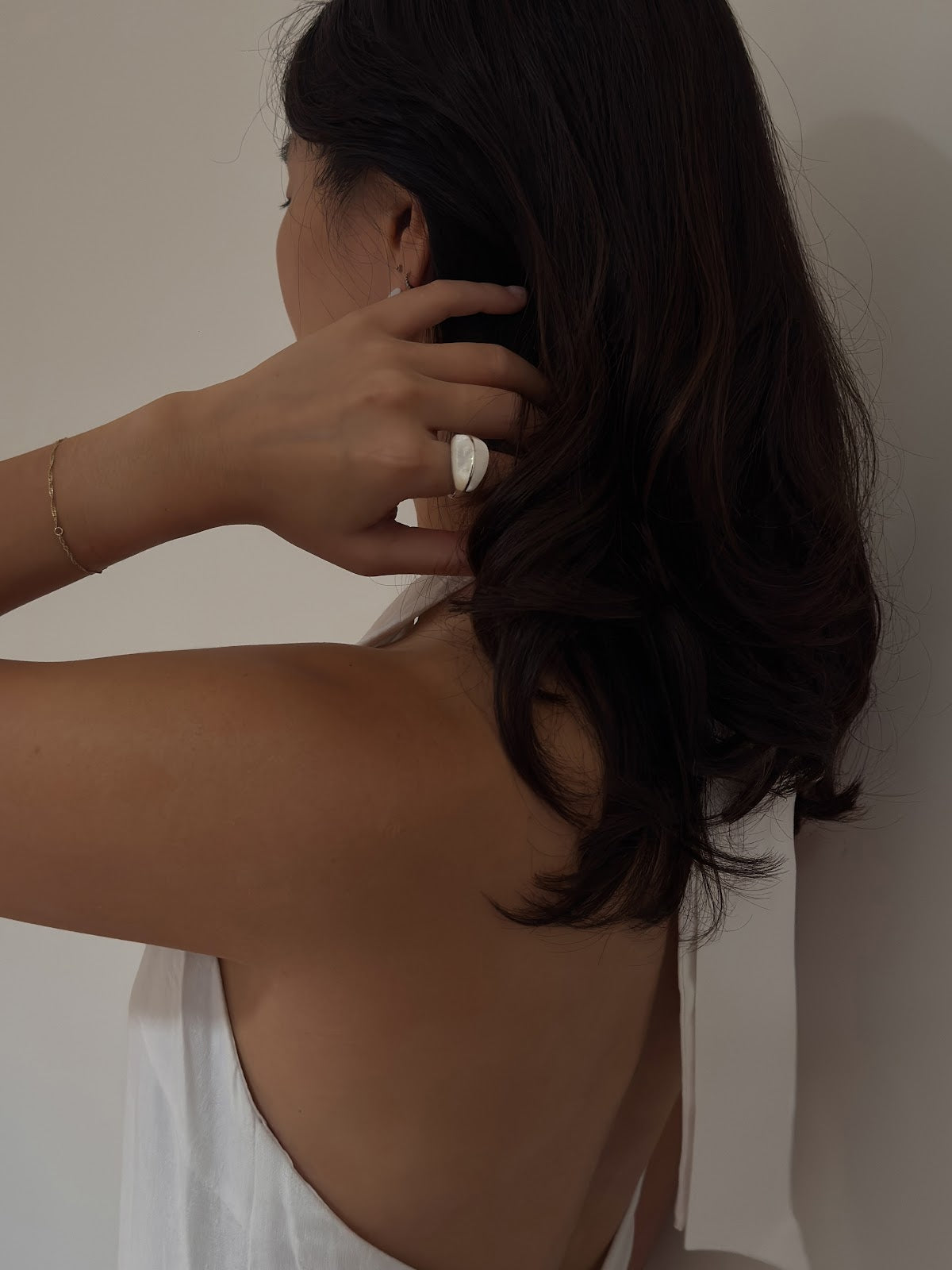BOLD DOME RING [IVORY]