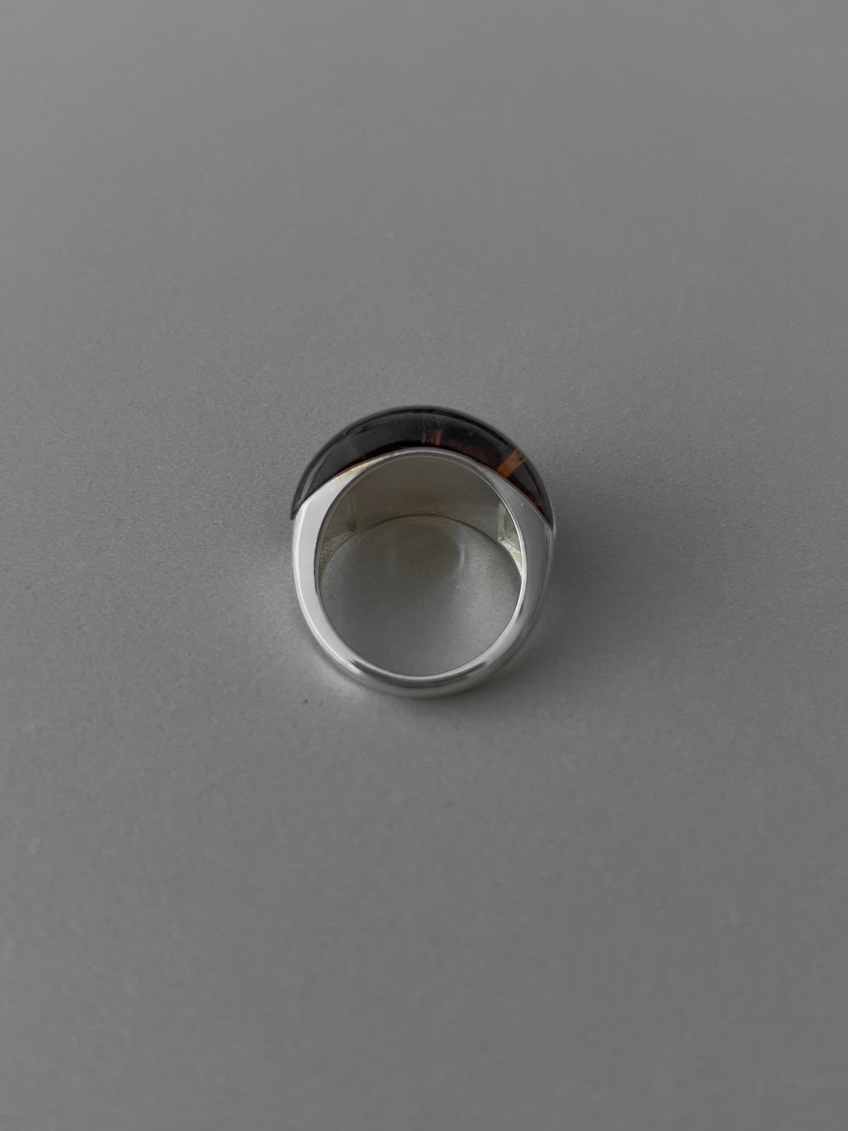 BOLD DOME RING [BROWN]