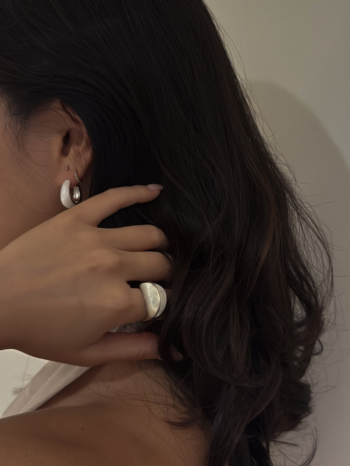 BOLD DOME RING [IVORY]
